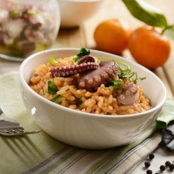 Oktopus-Risotto-Rezept mit Thermomix