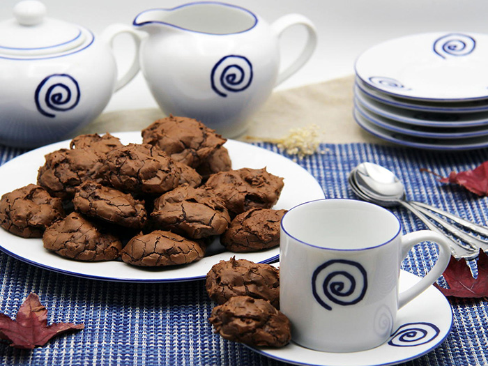 Schokoladen-Brownie-Kekse mit Thermomix