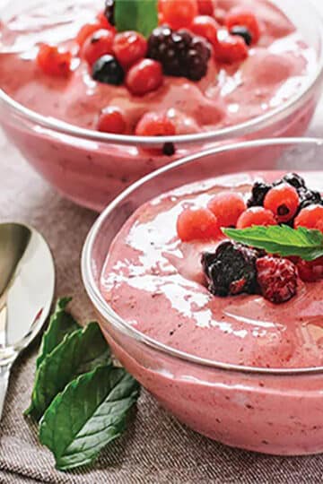 Rote Beeren-Mousse aus dem Thermomix