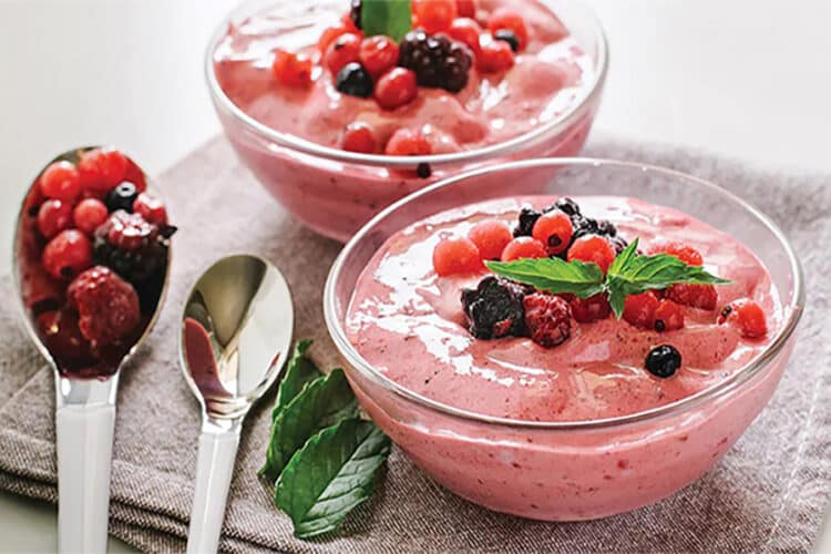 Rote Beeren-Mousse aus dem Thermomix