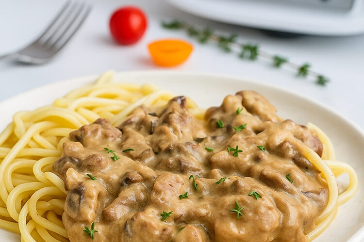 Boeuf Stroganoff aus dem Thermomix