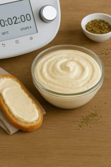 Hausgemachter Streichkäse aus dem Thermomix