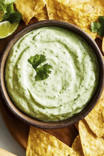 Koriander-Limetten-Creme für Tacos aus dem Thermomix