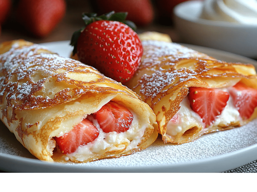 Chimichangas mit Erdbeer-Cheesecake aus dem Thermomix