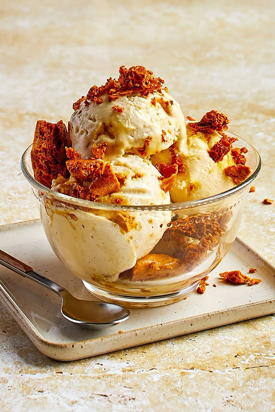 Hokey Pokey Eiscreme im Stil von Baskin Robbins mit dem Thermomix
