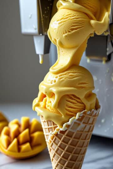 Mango-Softeis aus dem Thermomix