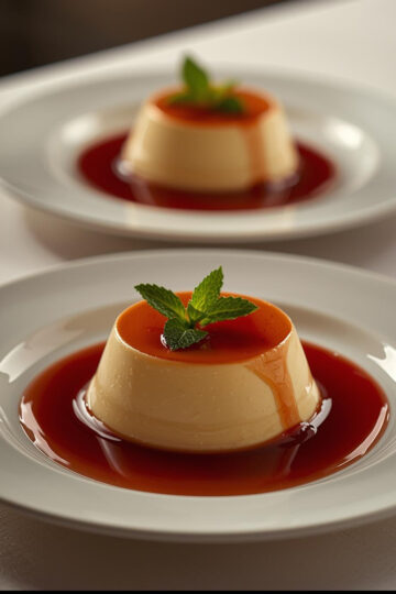 Panna Cotta mit Vanille und Erdbeer-Karamell aus dem Thermomix