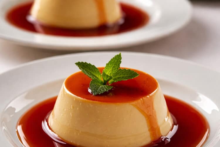 Panna Cotta mit Vanille und Erdbeer-Karamell aus dem Thermomix