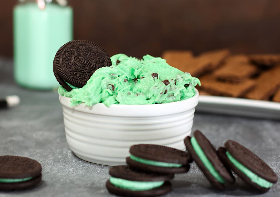 Schokoladen-Minz-Dessert mit Oreos aus dem Thermomix
