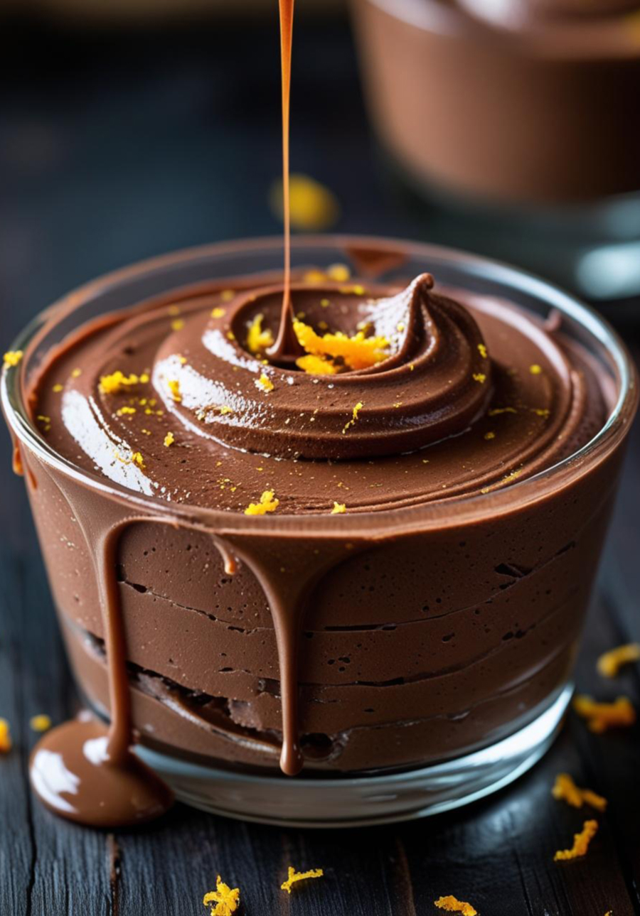 Schokoladen-Orangen-Mousse aus dem Thermomix