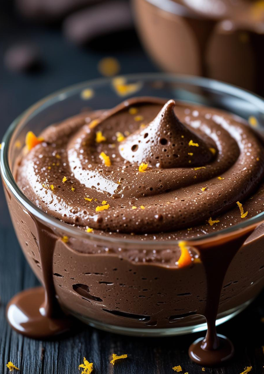 Schokoladen-Orangen-Mousse aus dem Thermomix