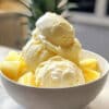 Griechisches Joghurt-Eis mit Ananas in der Thermomix