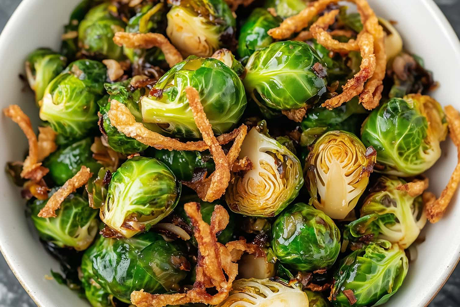Glasierte Rosenkohl im Red-Lobster-Stil mit dem Thermomix Glasierte Rosenkohl im Red-Lobster-Stil mit dem Thermomix