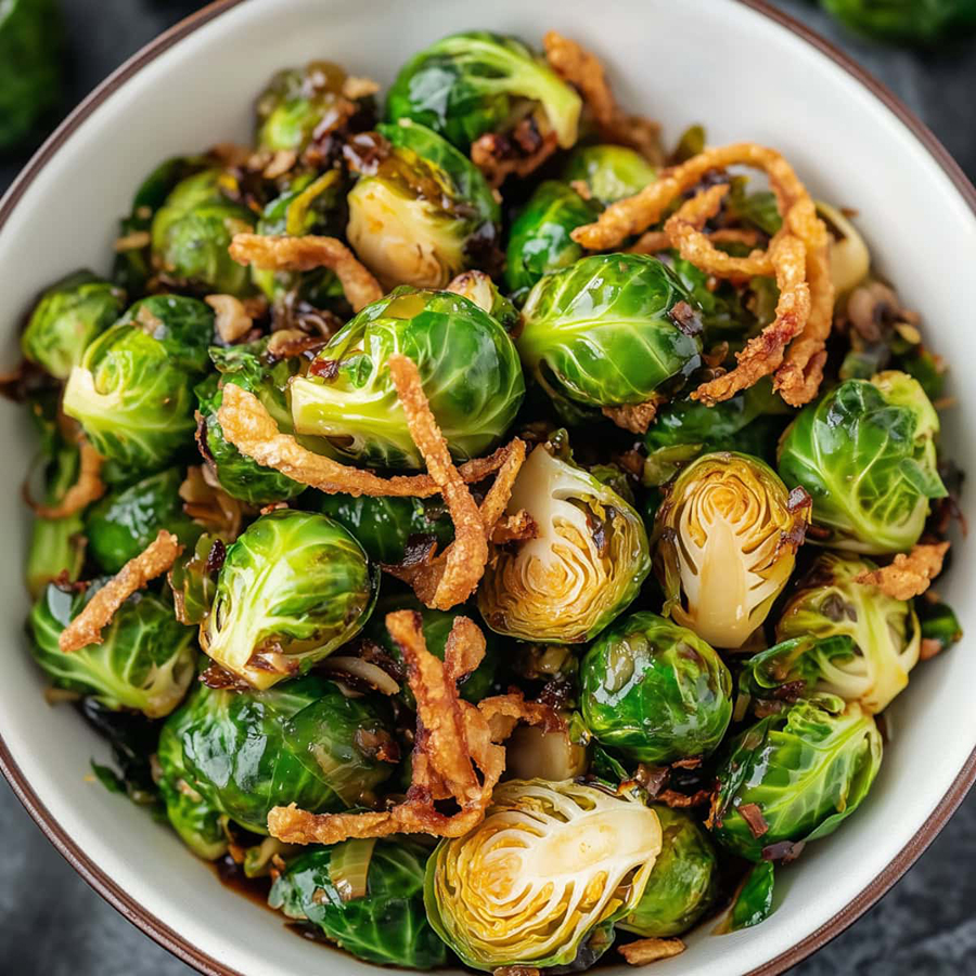 Glasierte Rosenkohl im Red-Lobster-Stil mit dem Thermomix Glasierte Rosenkohl im Red-Lobster-Stil mit dem Thermomix