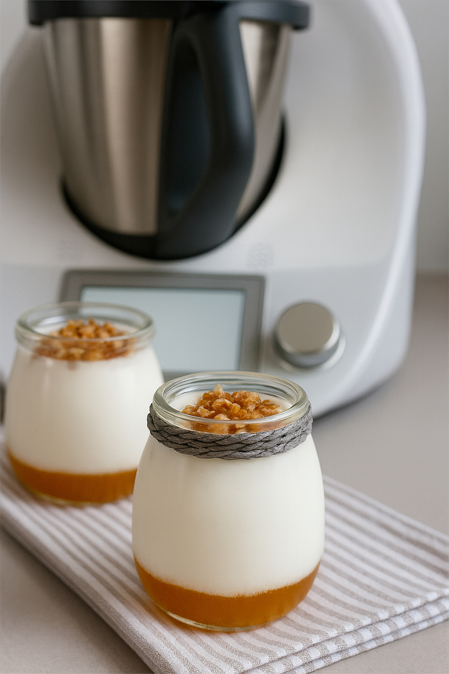Hausgemachter Joghurt mit Honig und Walnüssen im Thermomix Hausgemachter Joghurt mit Honig und Walnüssen im Thermomix