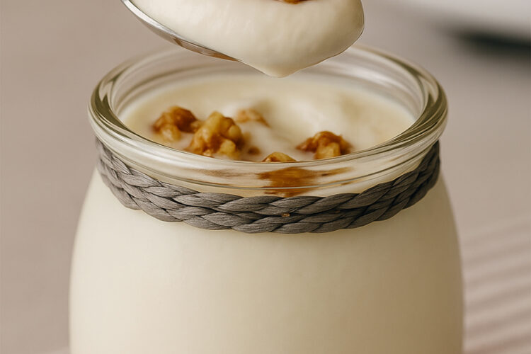 Hausgemachter Joghurt mit Honig und Walnüssen im Thermomix