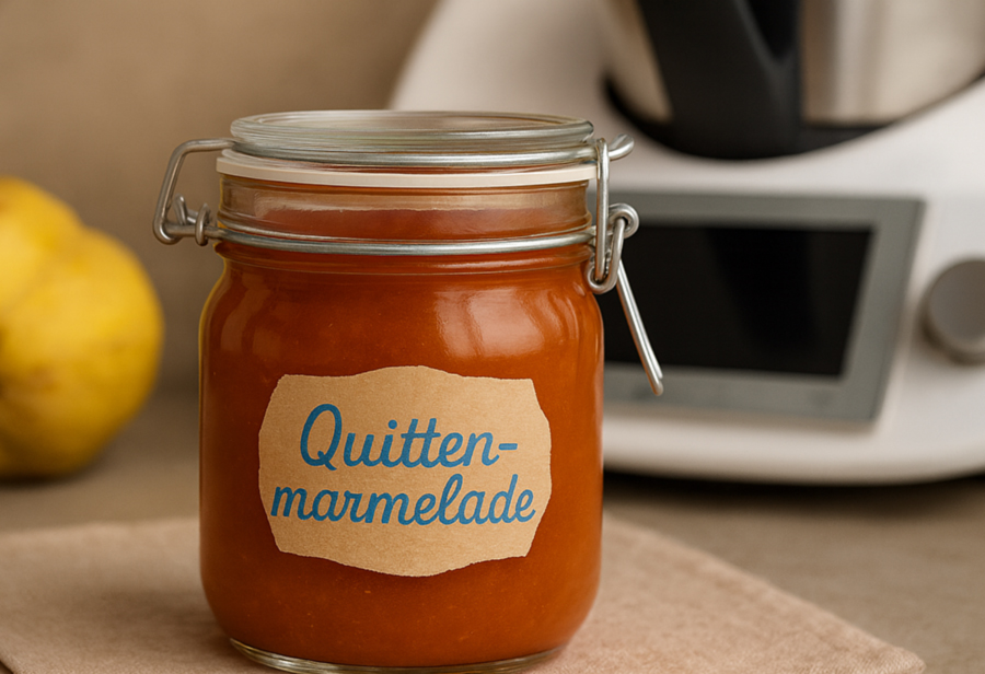Quittenmarmelade mit der Thermomix Quittenmarmelade mit der Thermomix