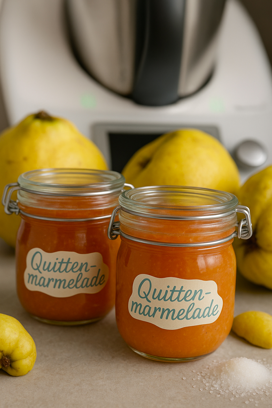 Quittenmarmelade mit der Thermomix Quittenmarmelade mit der Thermomix