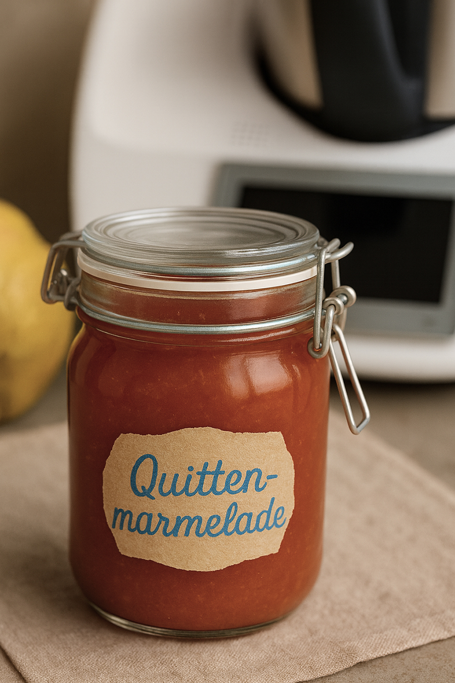 Quittenmarmelade mit der Thermomix Quittenmarmelade mit der Thermomix