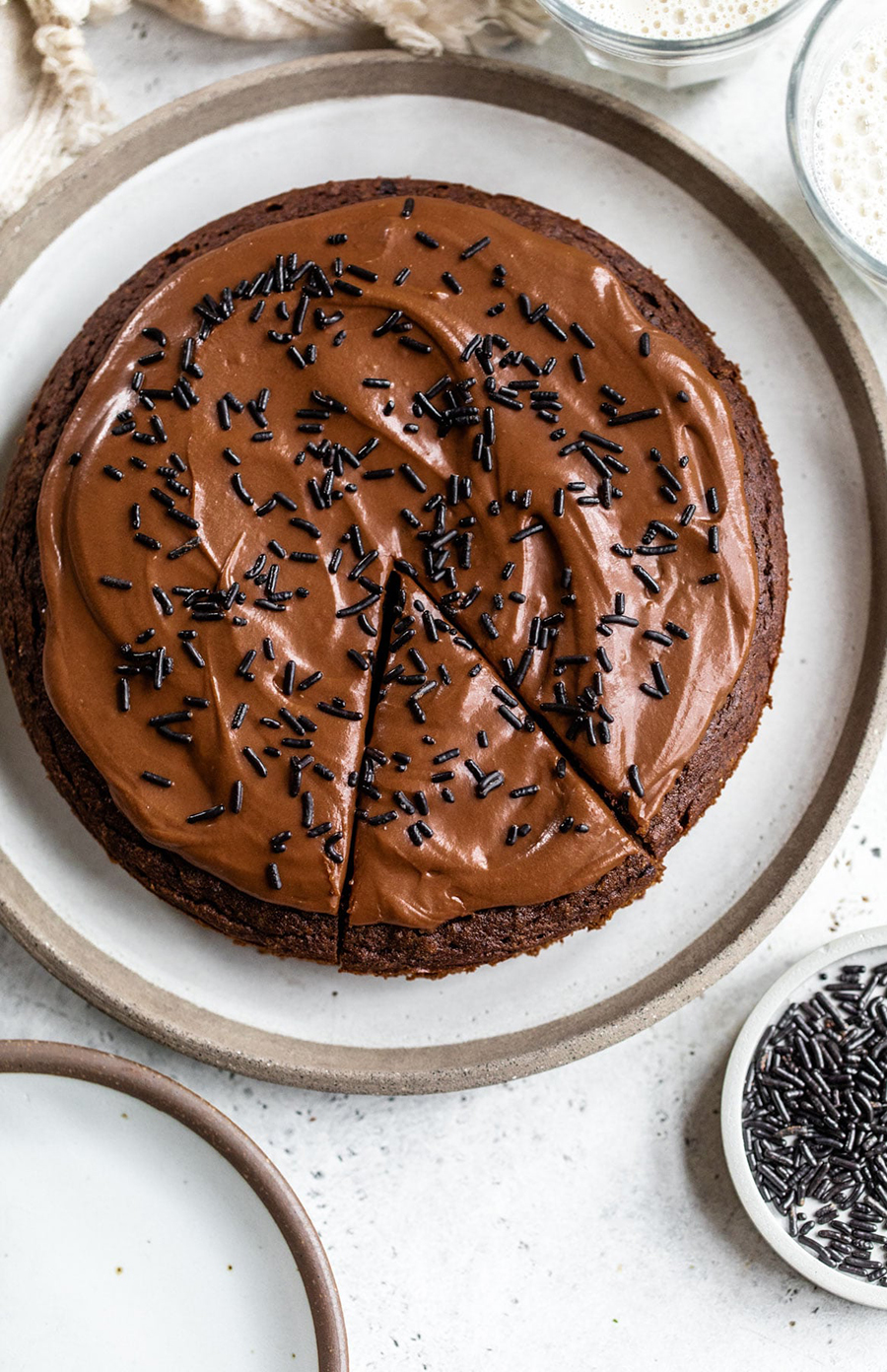 Schokoladenkuchen mit Kokosmehl im Thermomix Schokoladenkuchen mit Kokosmehl im Thermomix