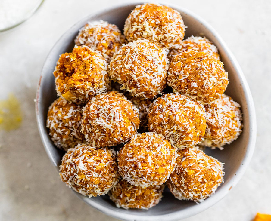 Mango-Energiebällchen mit dem Thermomix Mango-Energiebällchen mit dem Thermomix