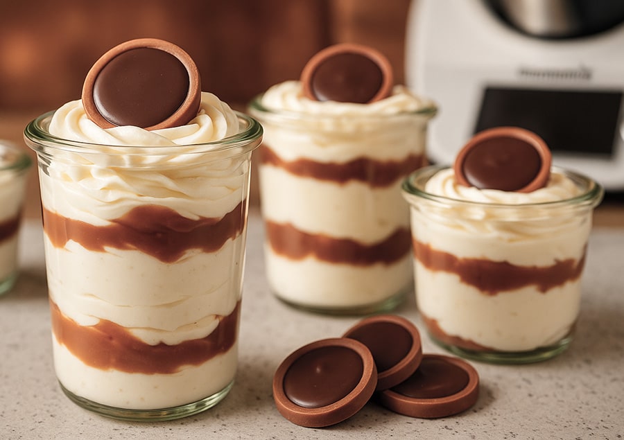 Toffifee Cheesecake im Glas mit dem Thermomix