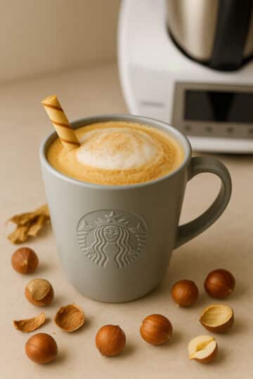 Vanille-Haselnuss-Latte im Thermomix
