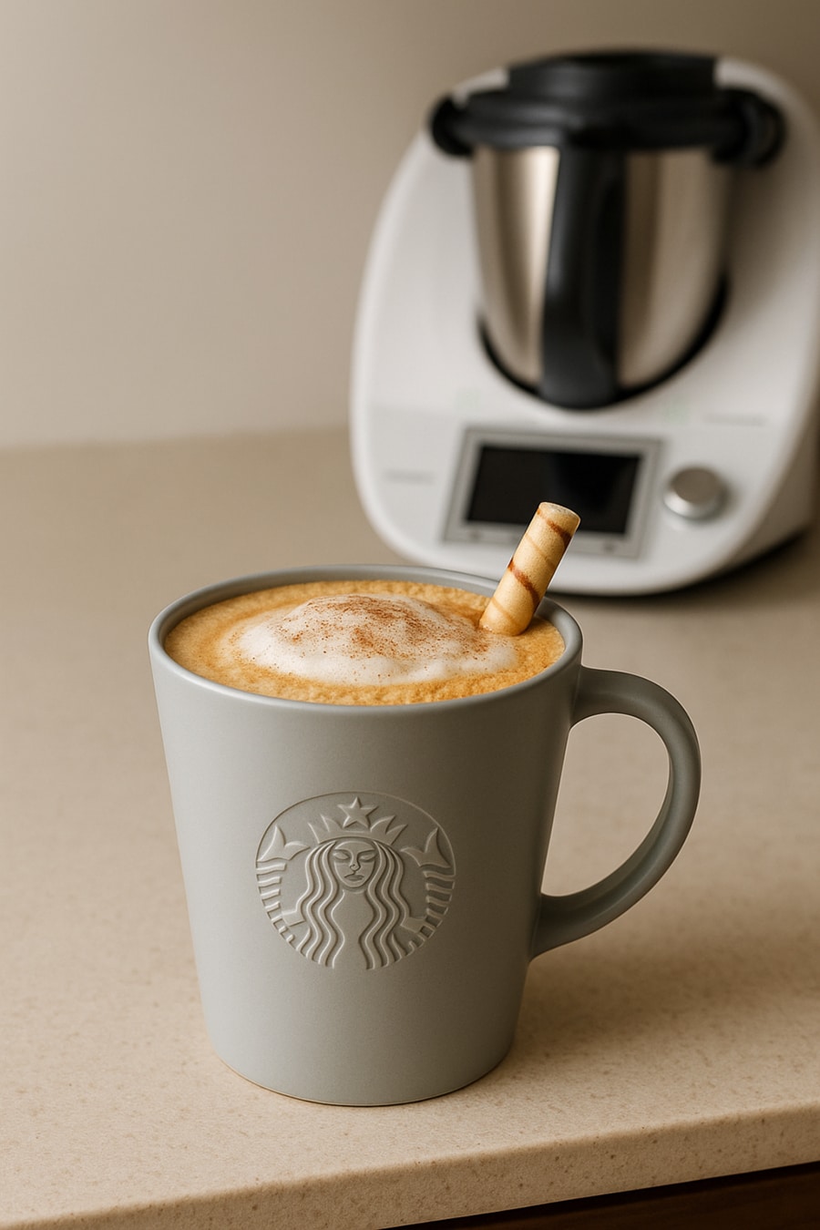 Latte de vainilla y avellana en Thermomix