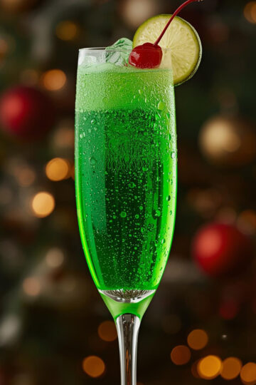 Grinch-Cocktail mit der Thermomix