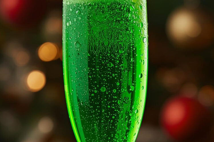 Grinch-Cocktail mit der Thermomix