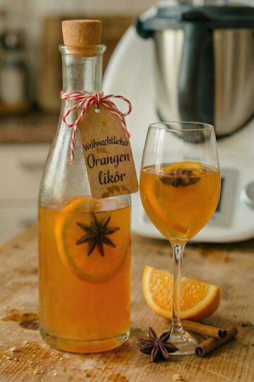 Weihnachtliche Orangenlikör aus der Thermomix