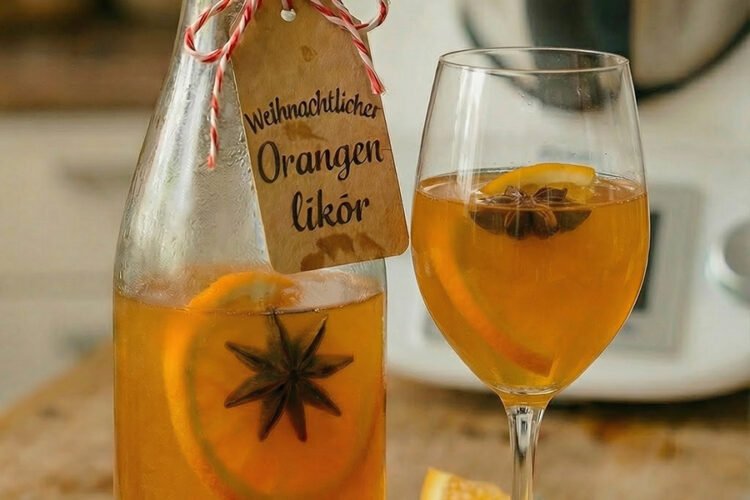 Weihnachtliche Orangenlikör aus der Thermomix