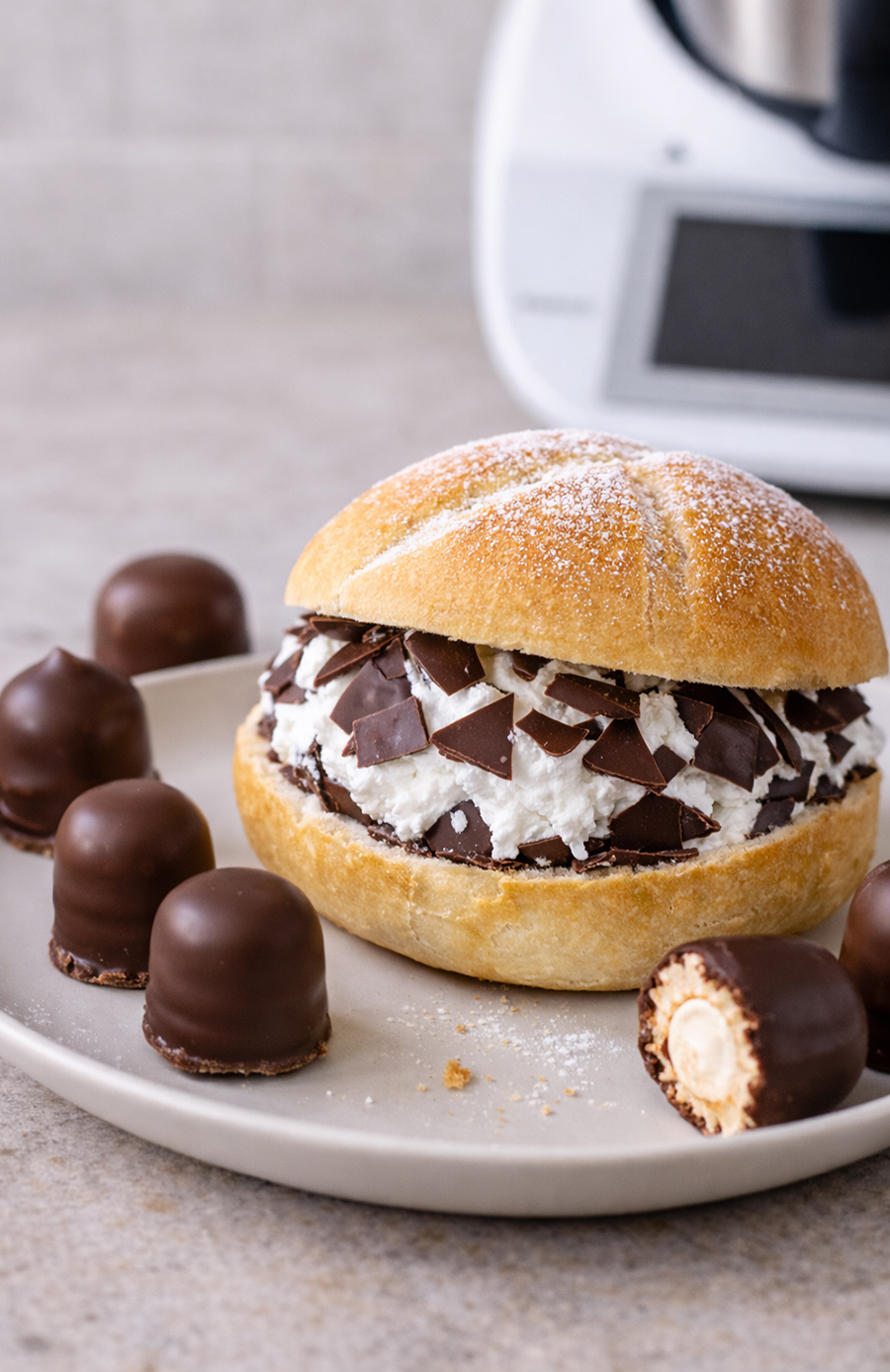 Mohrenkopf-Brötchen im Thermomix