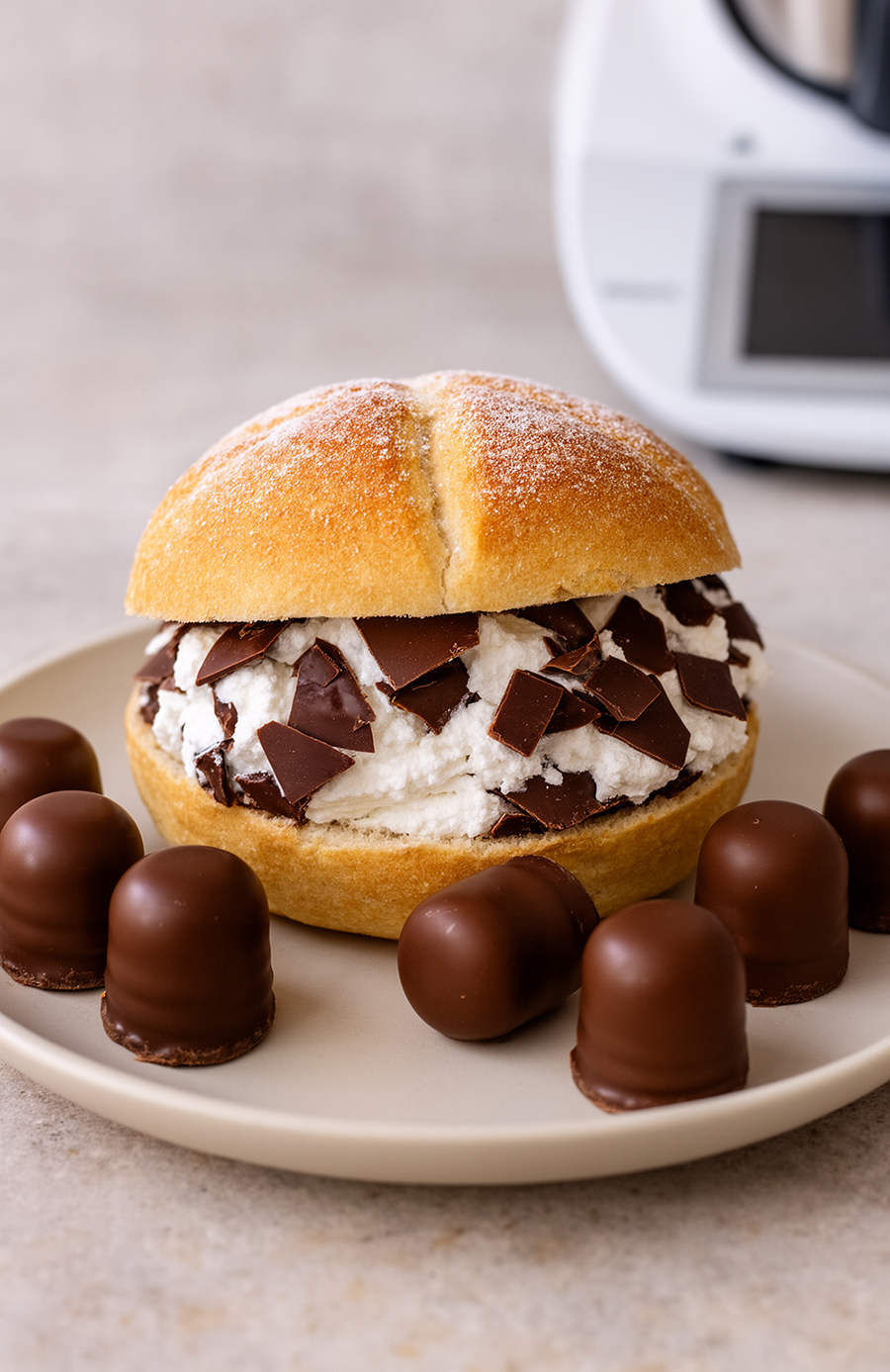 Mohrenkopf-Brötchen im Thermomix