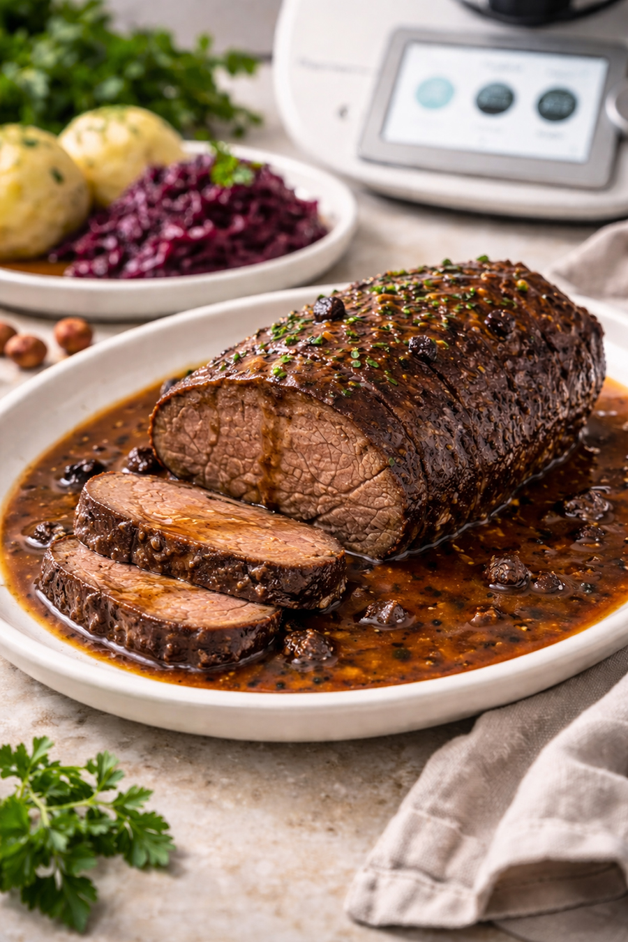 Rheinischer Sauerbraten aus dem Thermomix Rheinischer Sauerbraten aus dem Thermomix