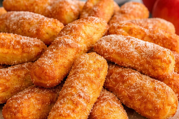 Gebackene Apfelstreifen in 5 Minuten mit dem Thermomix