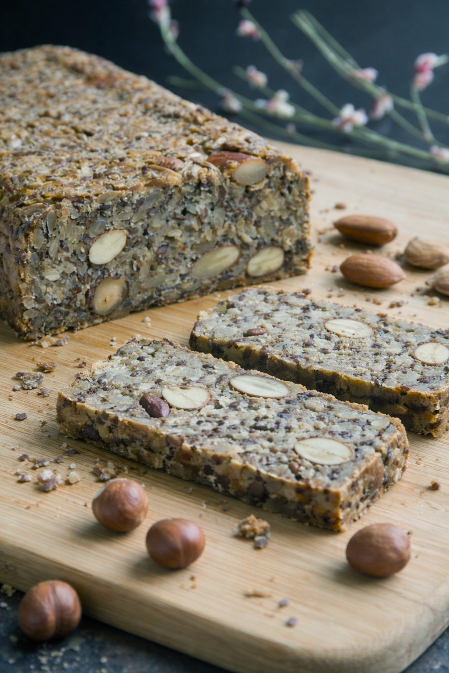 Low-Carb-Vollkornbrot ohne Mehl aus dem Thermomix