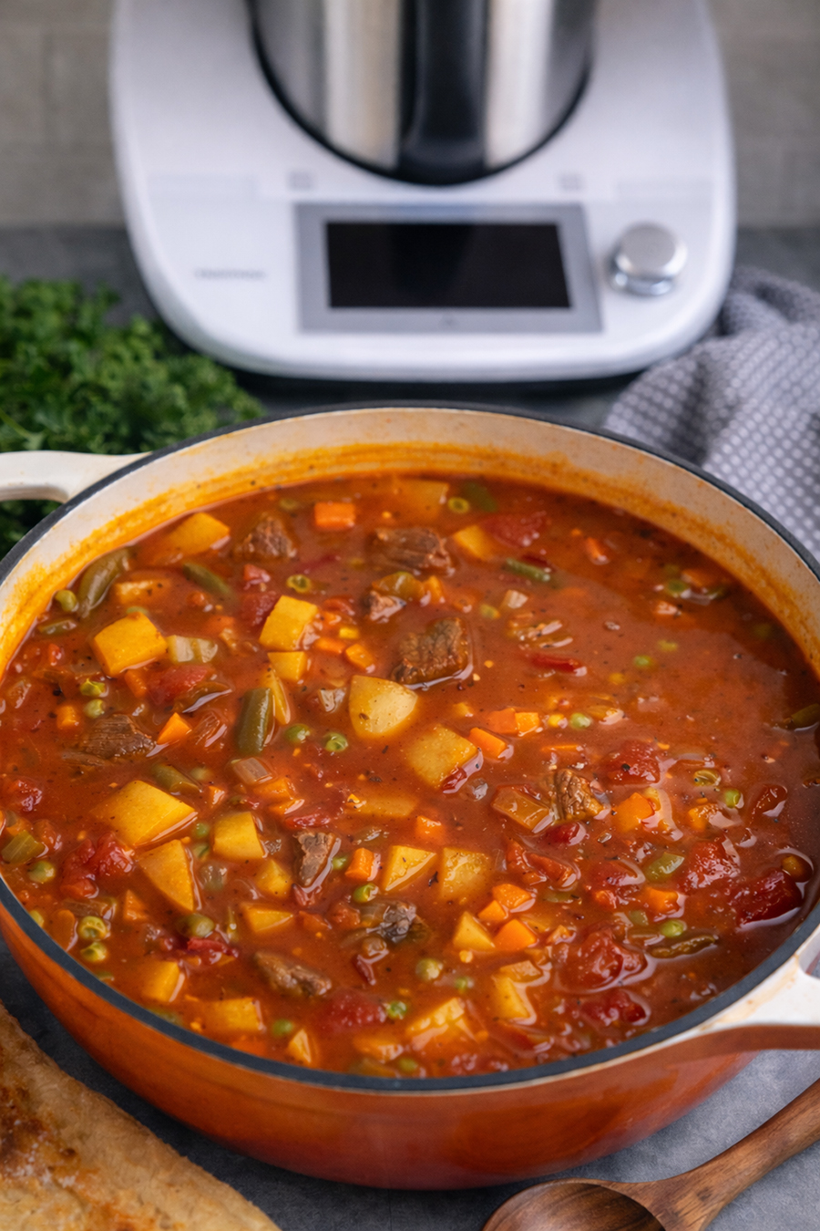 Putenragout mit Gemüse aus dem Thermomix