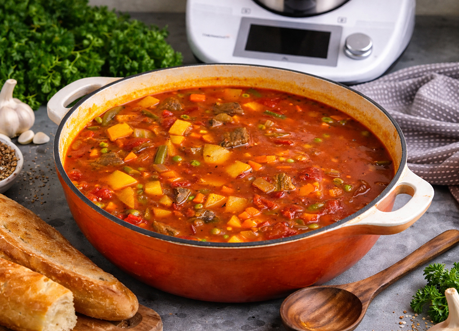 Putenragout mit Gemüse aus dem Thermomix