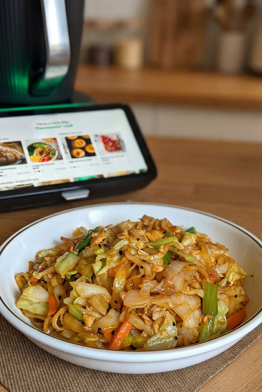 Chinakohl-Nudel-Pfanne aus dem Thermomix
