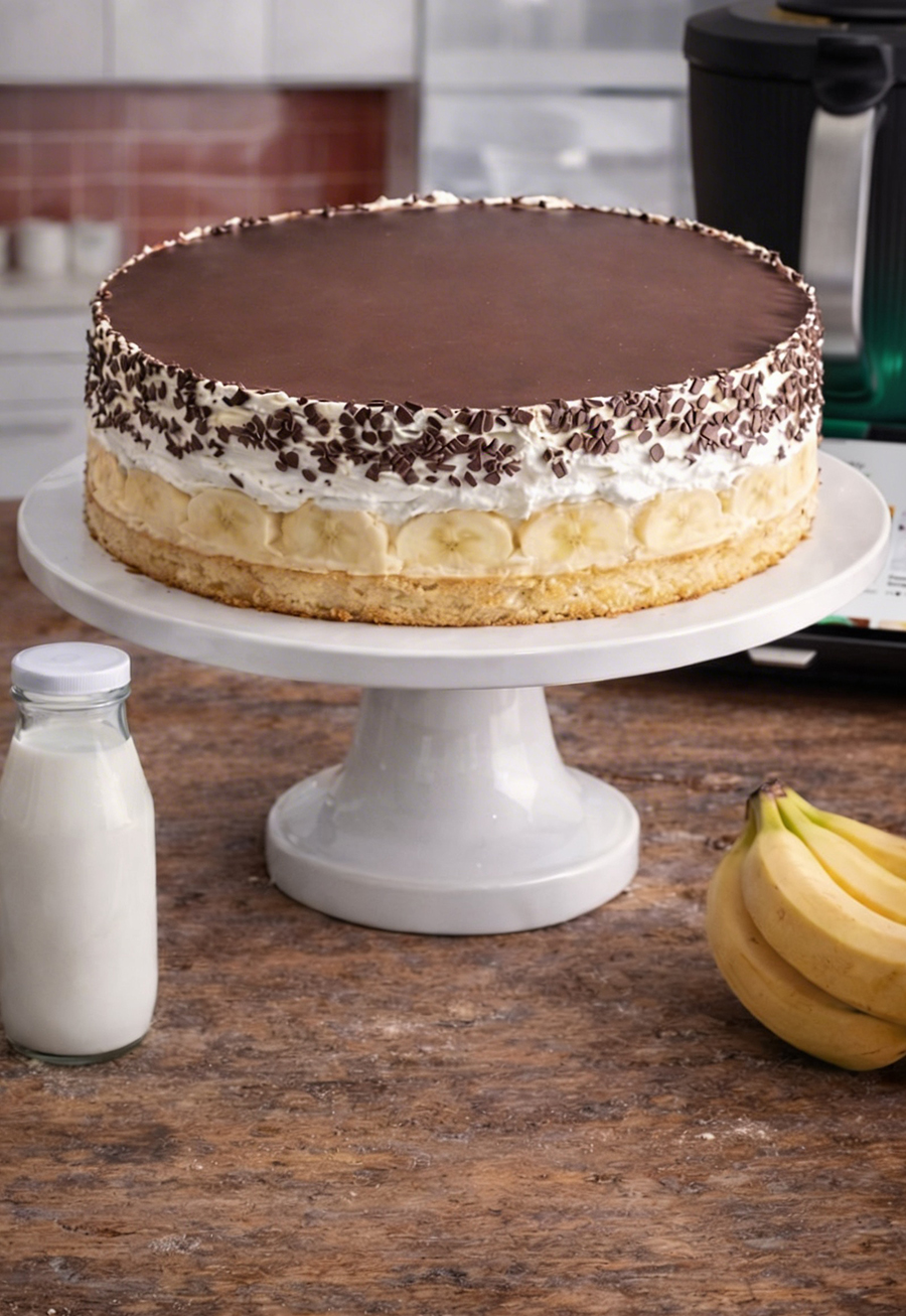 Cremiger Bananentorte aus dem Thermomix