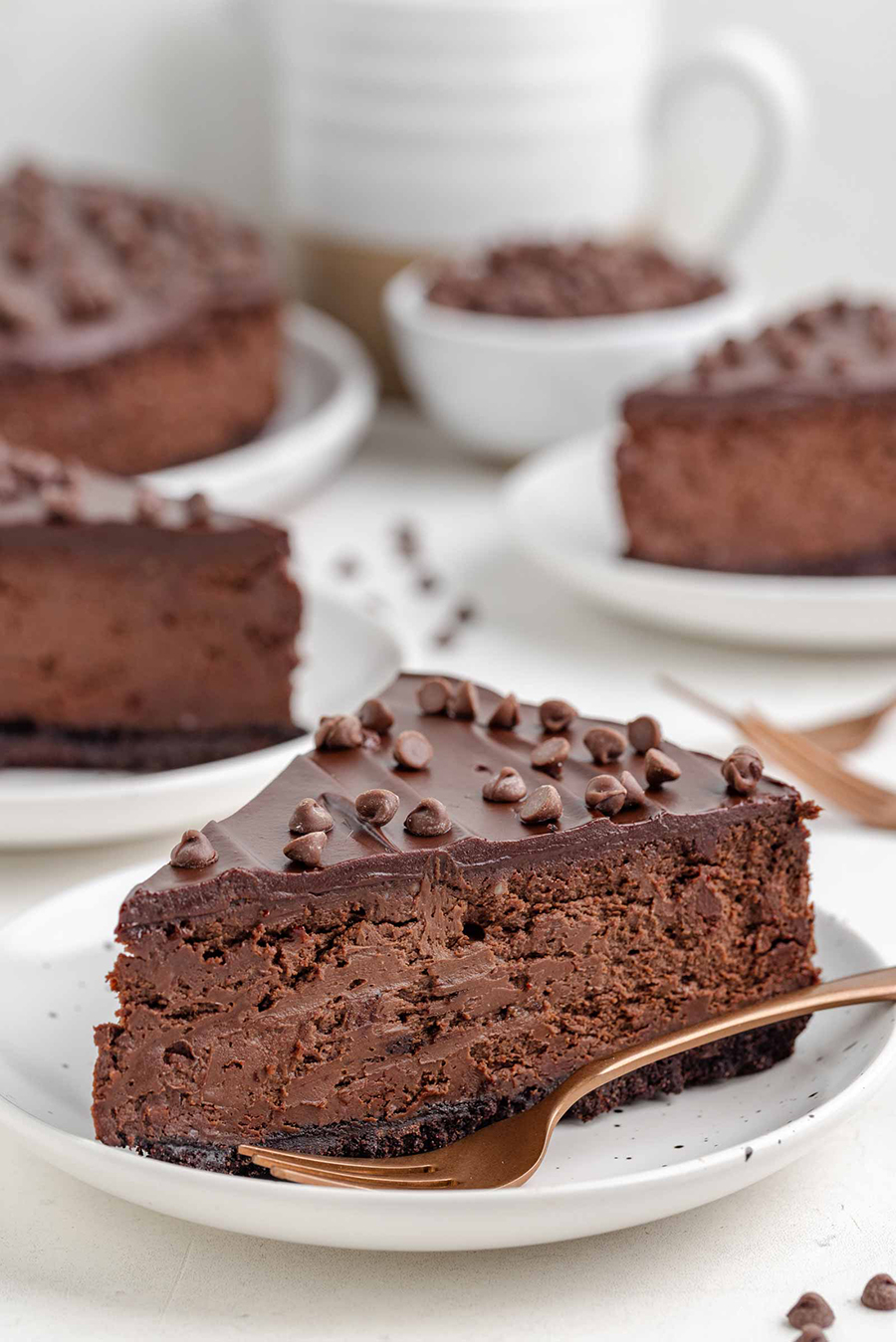 Dreifach-Schokoladen-Käsekuchen aus dem Thermomix