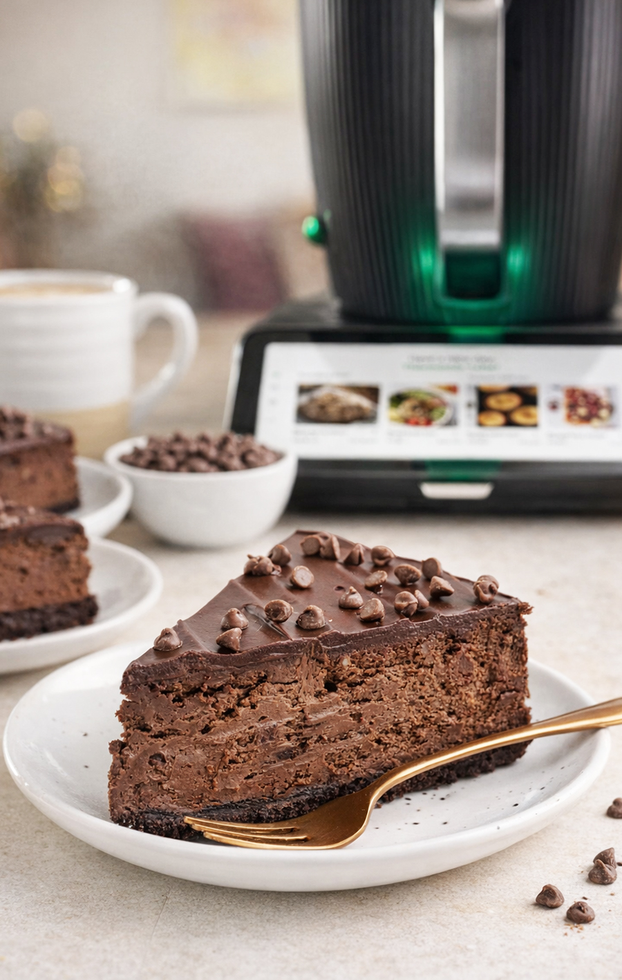 Dreifach-Schokoladen-Käsekuchen aus dem Thermomix