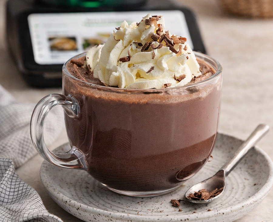 Heiße Schokolade mit Kollagen aus dem Thermomix