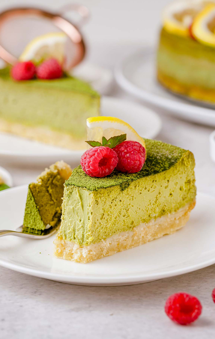 Matcha Cheesecake aus dem Thermomix