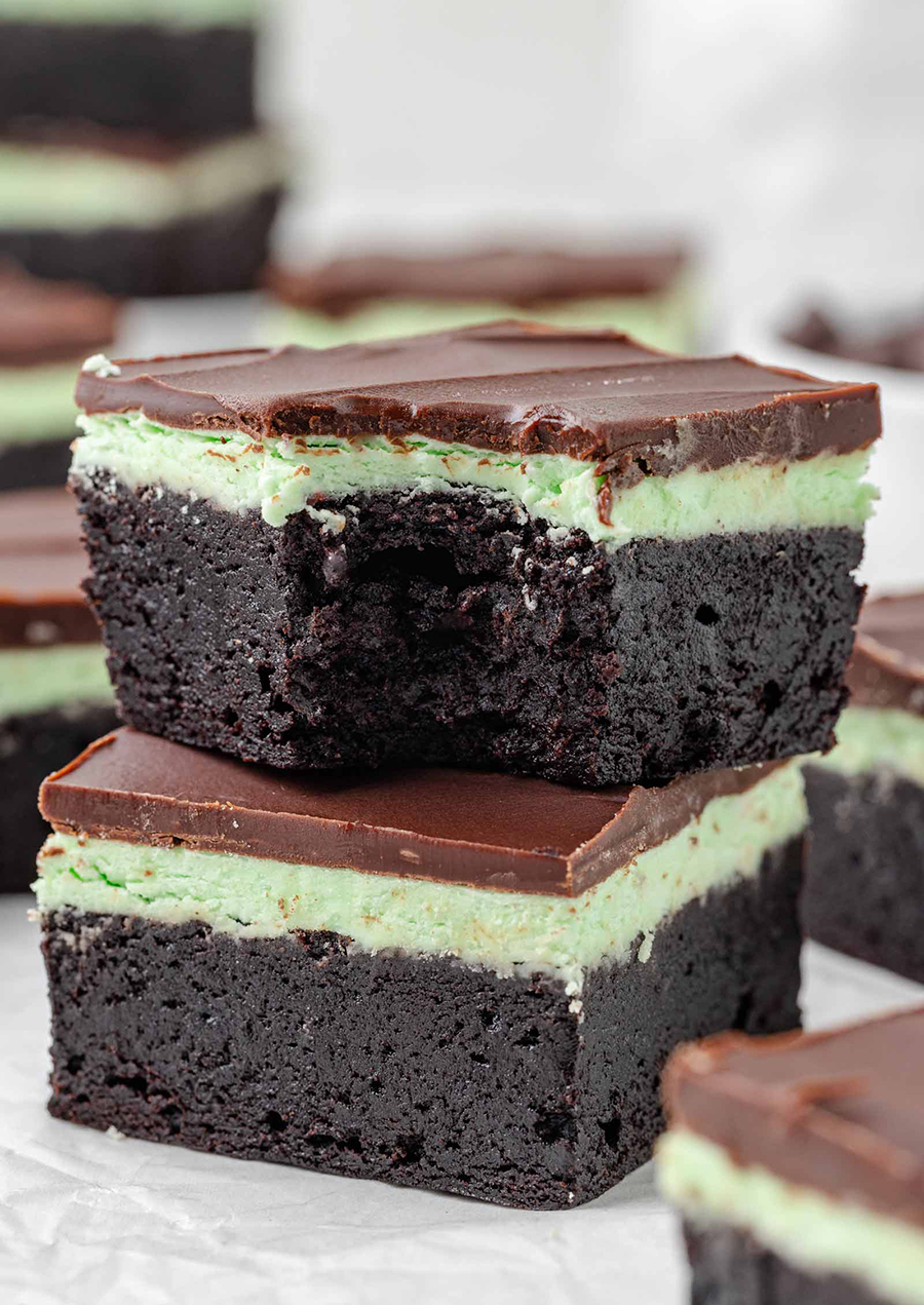 Minz-Brownies aus dem Thermomix Minz-Brownies aus dem Thermomix