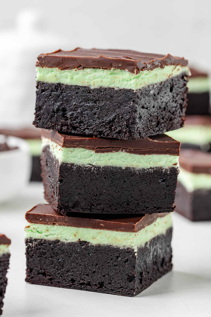 Minz-Brownies aus dem Thermomix Minz-Brownies aus dem Thermomix