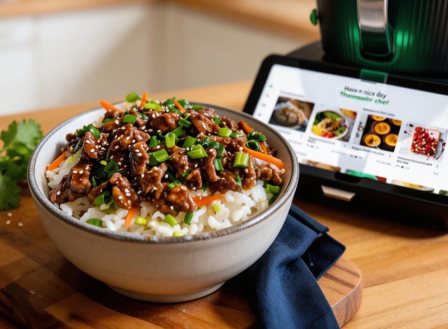 Teriyaki mit Hackfleisch in 20 Minuten aus dem Thermomix