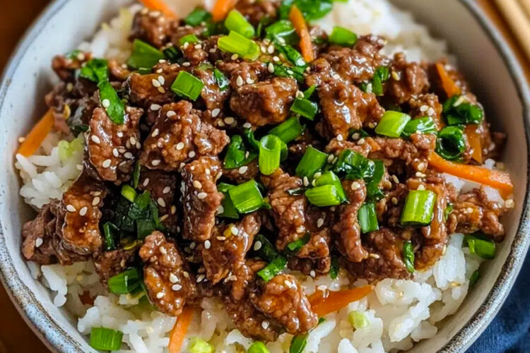 Teriyaki mit Hackfleisch in 20 Minuten aus dem Thermomix