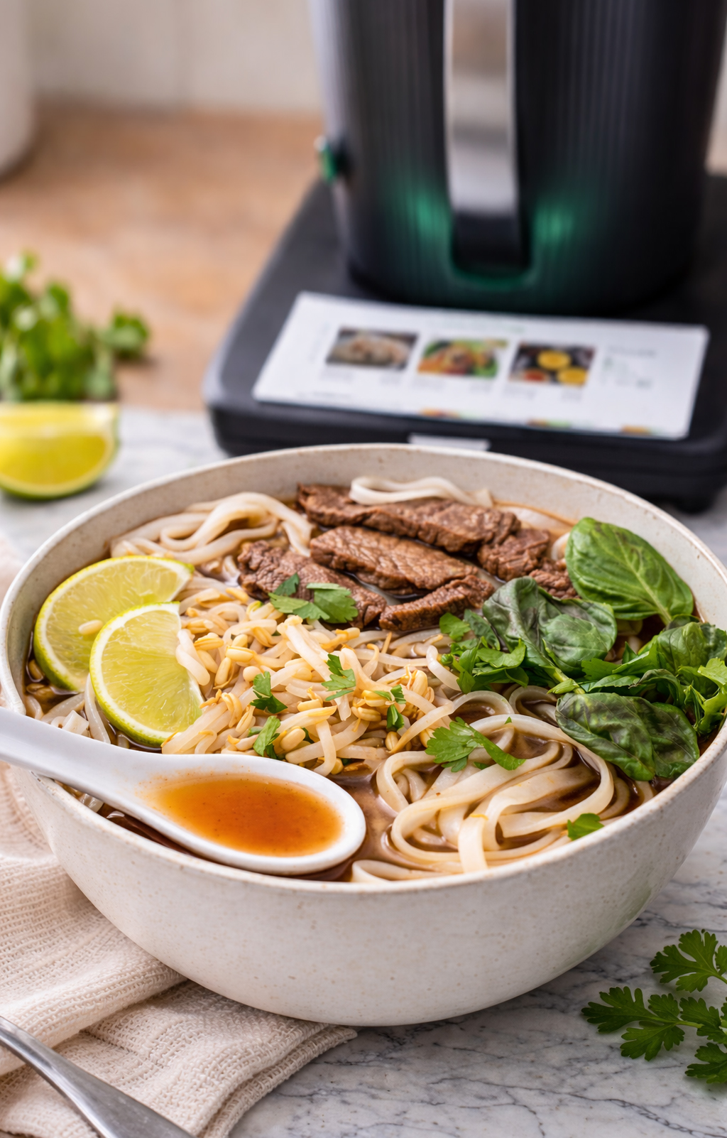 Vietnamesische Nudelsuppe (Pho) aus dem Thermomix